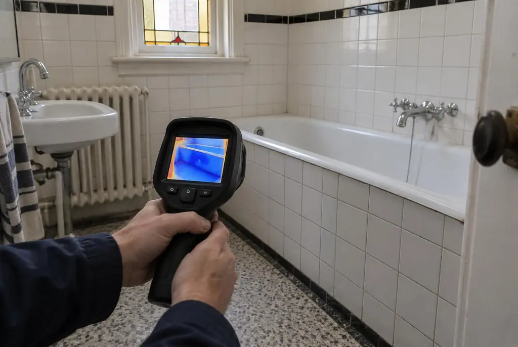 Lekdetectie Zutphen – onderzoek in een badkamer van een oudere woning