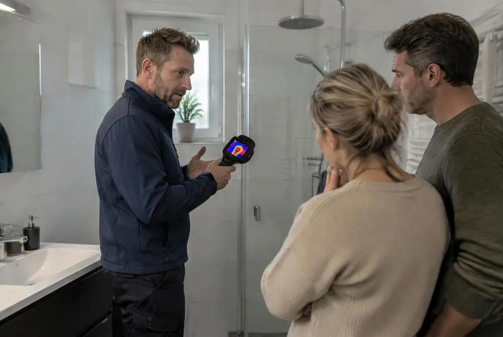 Lekdetectie Zutphen – specialist legt bevindingen uit aan bewoner